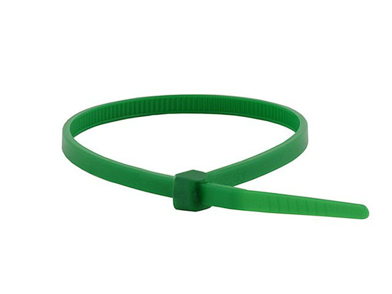 Monoprice 5766 Зеленый 100шт стяжка для кабелей