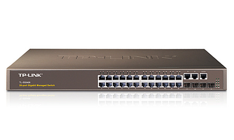 TP-LINK 24-Port Gigabit L2 Fully Managed Switch with 4 SFP Slots Managed