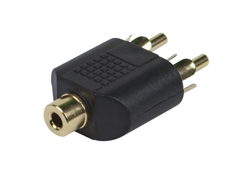 Monoprice 107198 3.5mm RCA Schwarz Kabelschnittstellen-/adapter