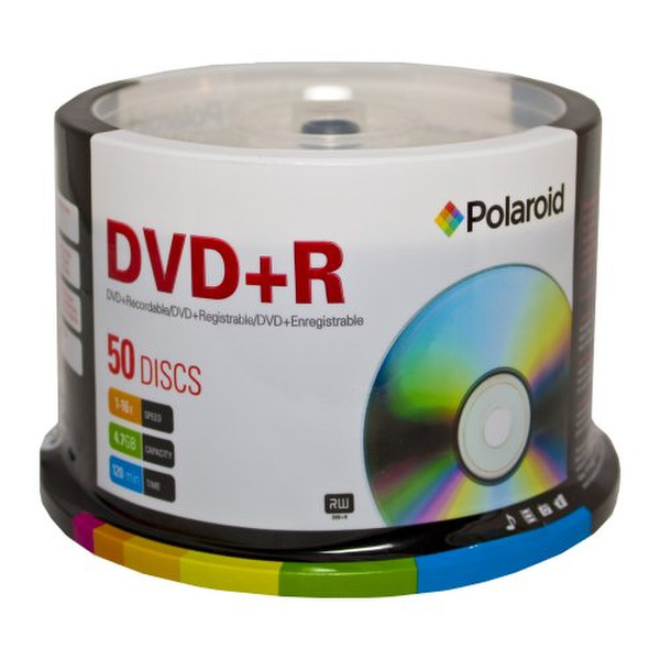 Polaroid DVD+R 4.7GB 16x 50pk 4.7GB DVD+R 50pc(s)