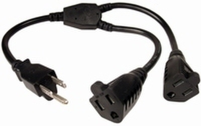 Cables Unlimited PWR-PSLIB-2 0.3m Black power cable