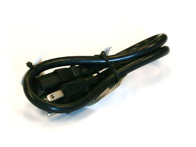 Monoprice 105283 0.6m NEMA 5-15P C13 coupler Black power cable