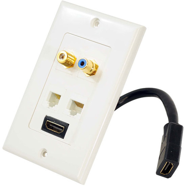 Pyle PHDK6 White socket-outlet