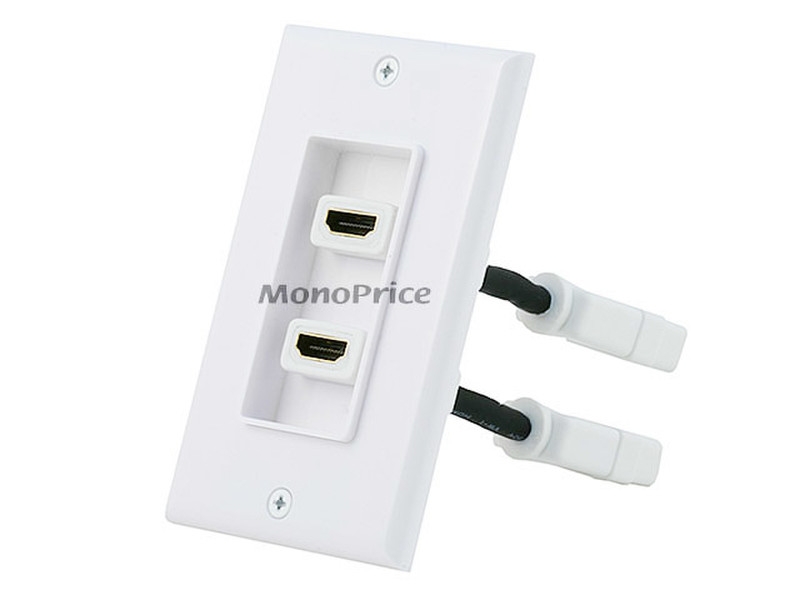 Monoprice 107332 HDMI White socket-outlet