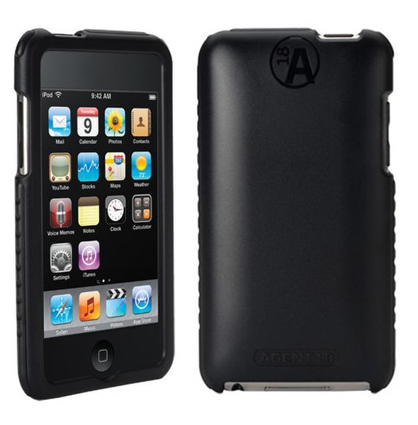 Agent 18 A18ITE3NF/B Shell case Schwarz MP3/MP4-Schutzhülle