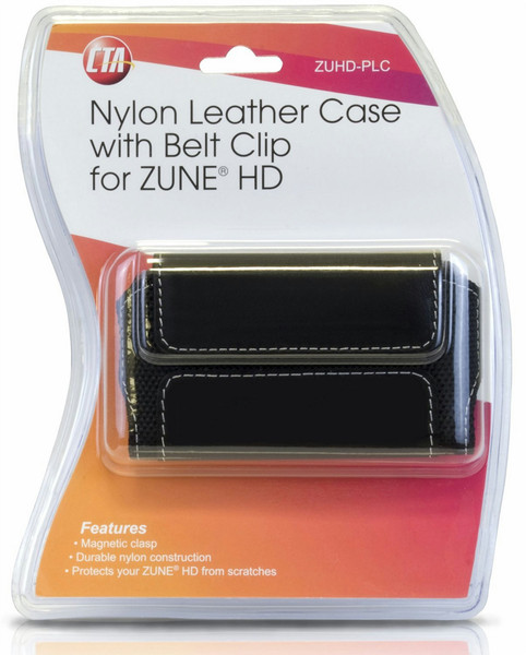 CTA Digital ZUHD-PLC Pouch case Black MP3/MP4 player case