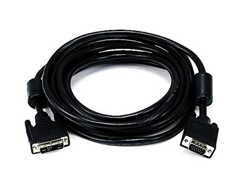Monoprice 104683 DVI-I SVGA Черный кабельный разъем/переходник