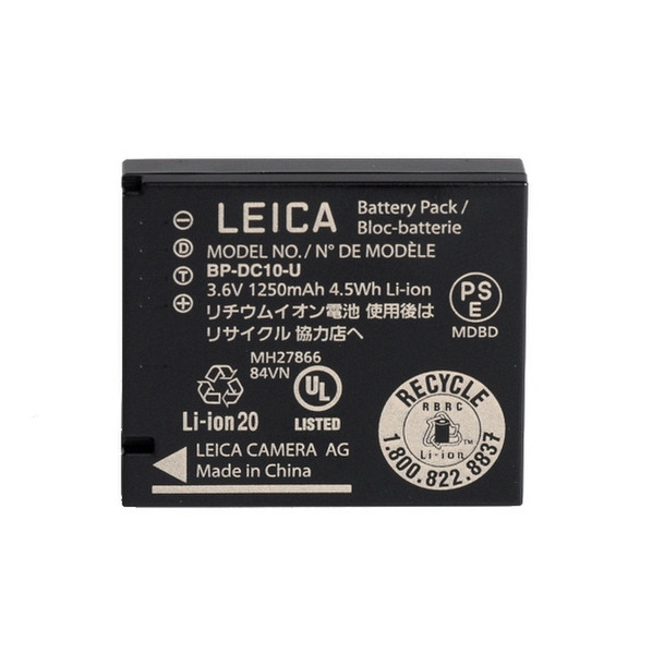 Leica 18720 Литий-ионная 1250мА·ч 3.6В аккумуляторная батарея