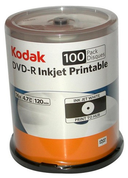 Kodak 4.7GB DVD-R 4.7GB DVD-R 100pc(s)