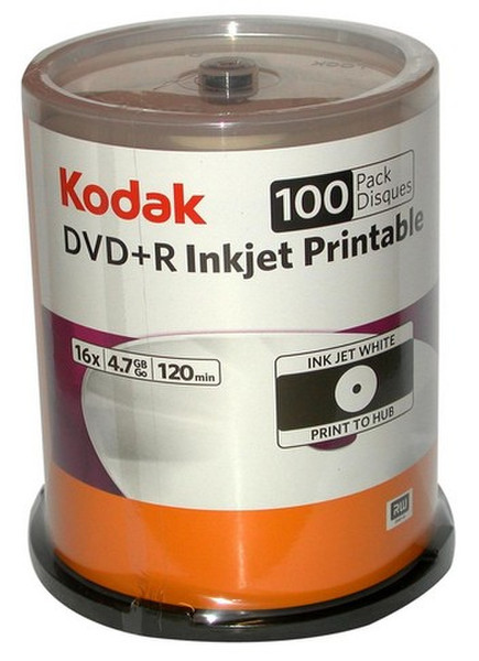 Kodak 4.7GB DVD+R 4.7GB DVD+R 100pc(s)