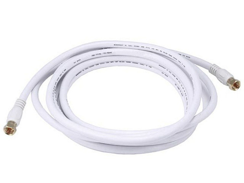 Monoprice 104059 3.65м F F Белый коаксиальный кабель