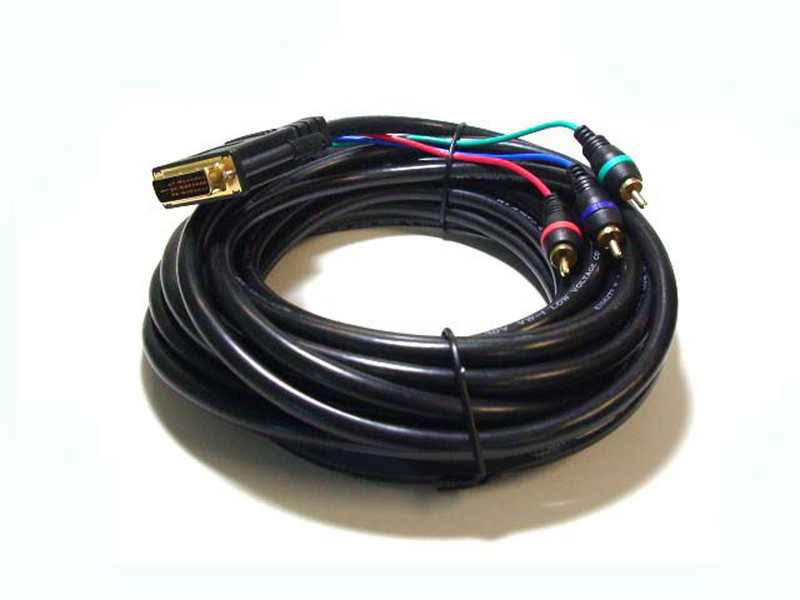 Monoprice 102862 10м 3 x RCA (YPbPr) M1-D (P&D) Черный адаптер для видео кабеля