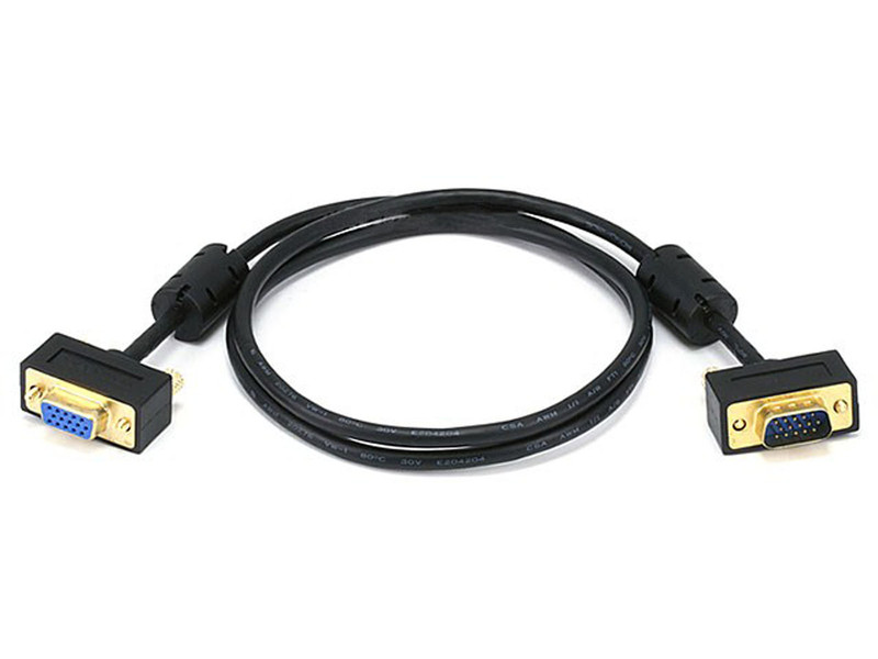 Monoprice 6369 1m VGA (D-Sub) VGA (D-Sub) Black