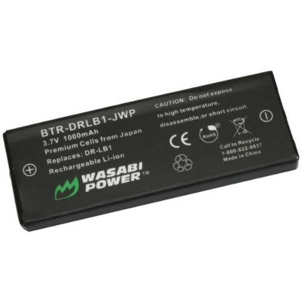 Kinamax BTR-DRLB1-J-01 Lithium-Ion 1000mAh 3.7V rechargeable battery