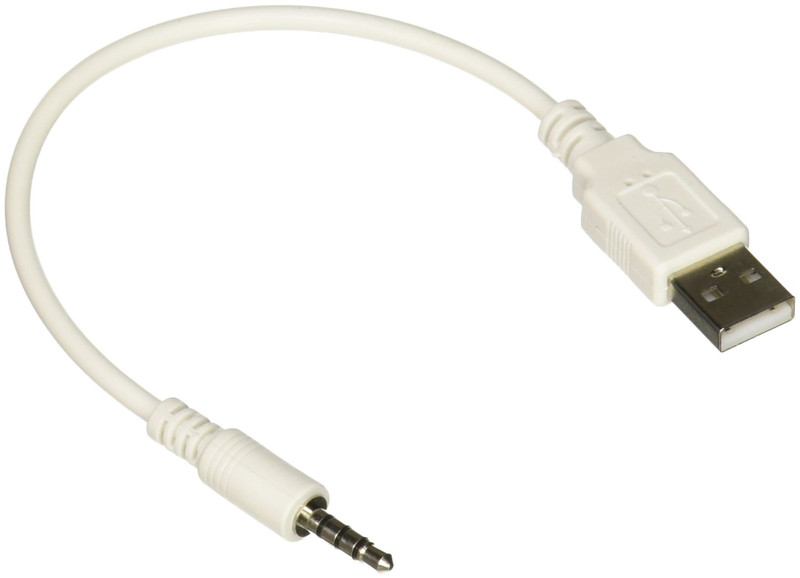 eForCity 336292 USB A 2.5mm White USB cable