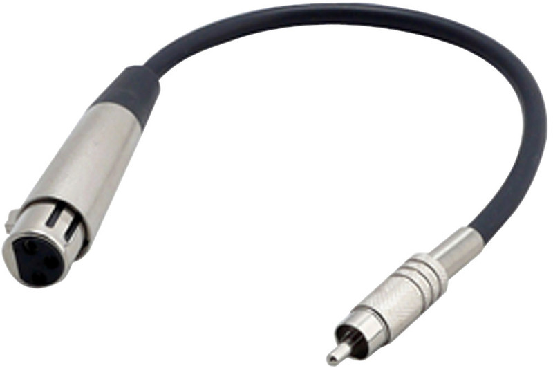Pyle PCBL9F1 0.3м RCA XLR (3-pin) Черный аудио кабель