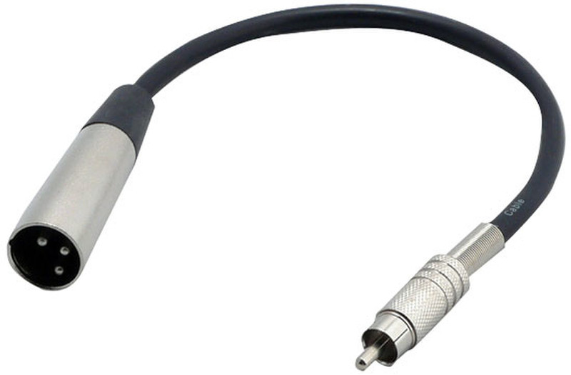 Pyle PCBL10F1 0.3м RCA XLR (3-pin) Черный аудио кабель