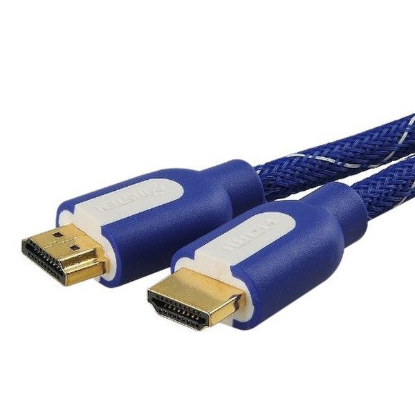 eForCity 349371 3м HDMI HDMI Синий HDMI кабель