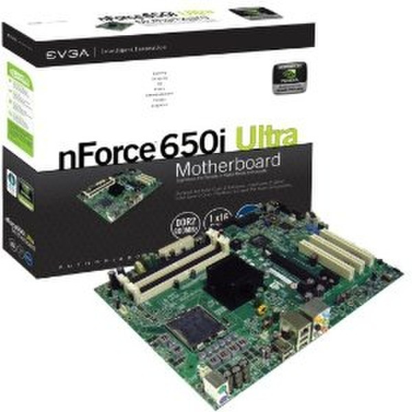 EVGA nForce 650i Ultra Socket T (LGA 775) ATX motherboard