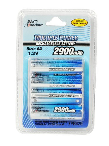 Bower XPB429 Nickel Metal Hydride 2900mAh 1.2V rechargeable battery