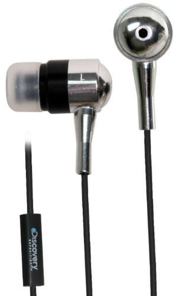iHip DIS-METAL-S Binaural In-ear Silver mobile headset