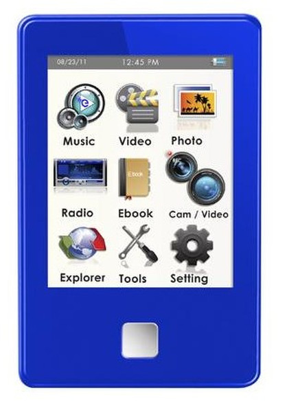 Ematic EM804VID MP3 4GB Blau