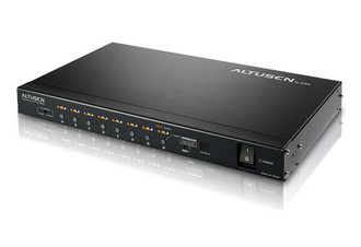 Aten PN0108 8AC outlet(s) 1U Black power distribution unit (PDU)