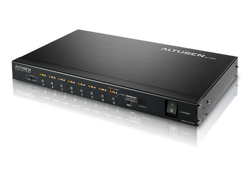 Aten PN0108 8AC outlet(s) 1U Black power distribution unit (PDU)