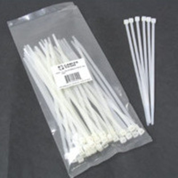 C2G 6in Cable Ties - White 100pk Белый стяжка для кабелей