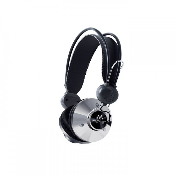 Merkury Innovations M-HL160 Supraaural Head-band Chrome headphone