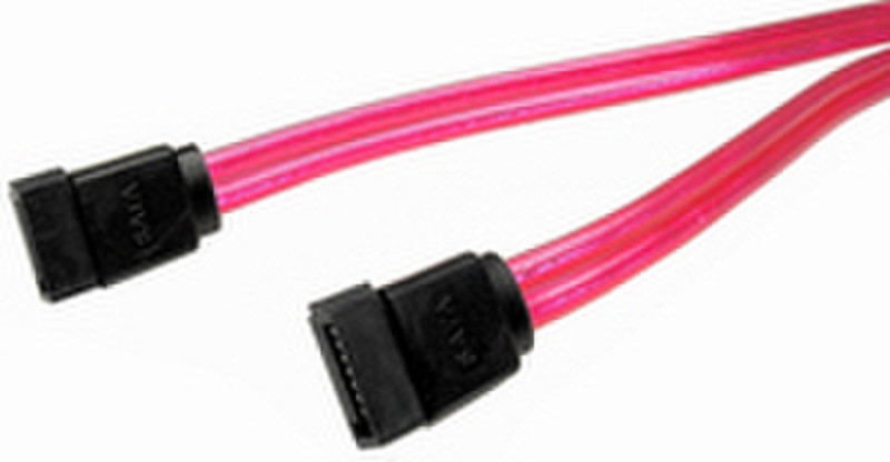 Cables Unlimited Serial ATA cables - 18in 0.45m SATA SATA Rot SATA-Kabel