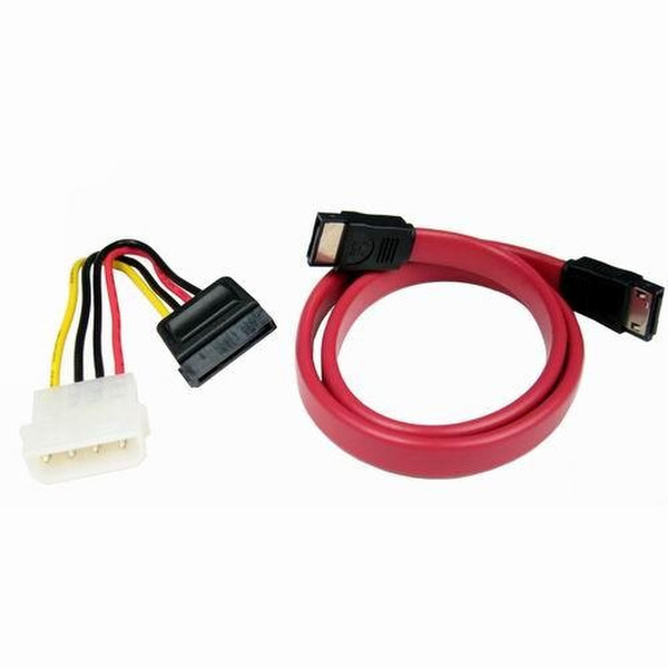 Cables Unlimited SATA II 3Gbps Cable Kit 0.45м SATA SATA Красный кабель SATA