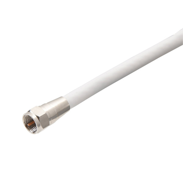 AmerTac VG102506W 7.62m F Connector F Connector White coaxial cable