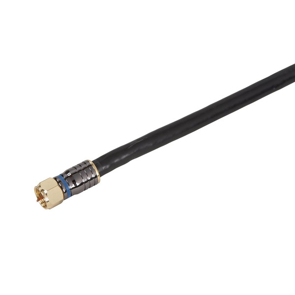 AmerTac VQ302506B 7.5m F Connector F Connector Black coaxial cable