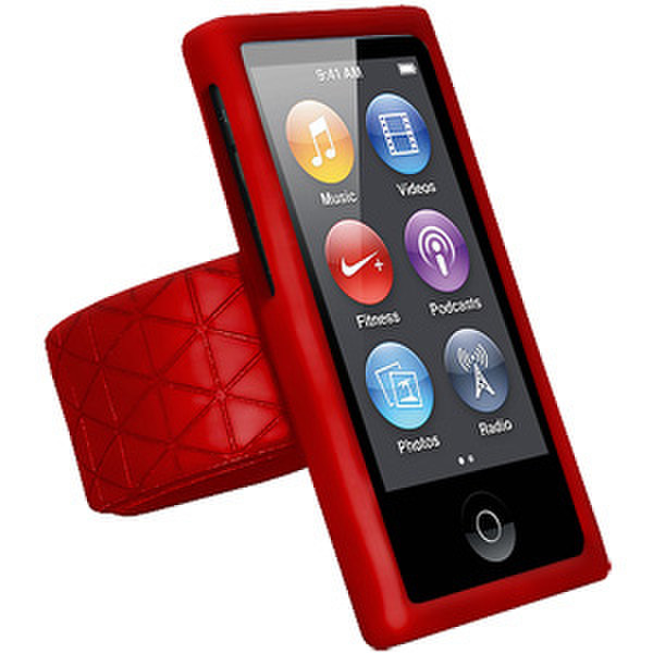 Amzer AMZ94921 Skin case Red MP3/MP4 player case
