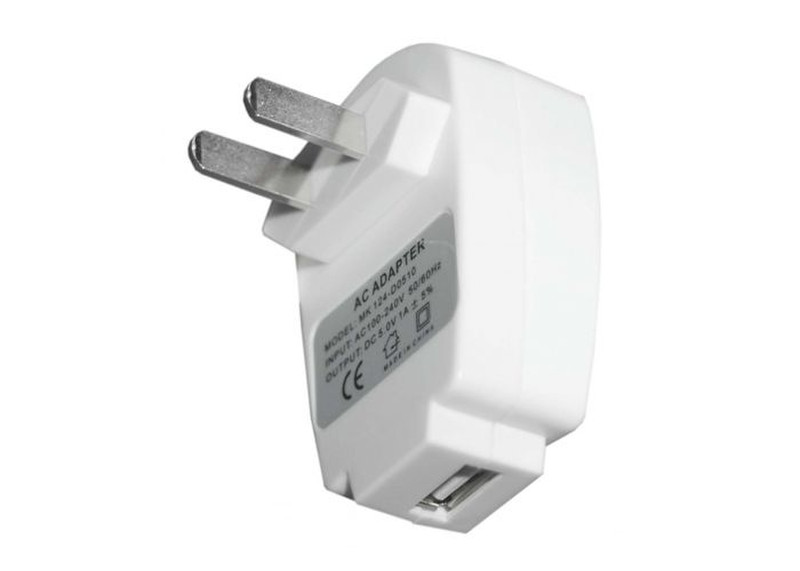 CrazyOnDigital TOUCH6_USBWALL Для помещений Белый зарядное для мобильных устройств