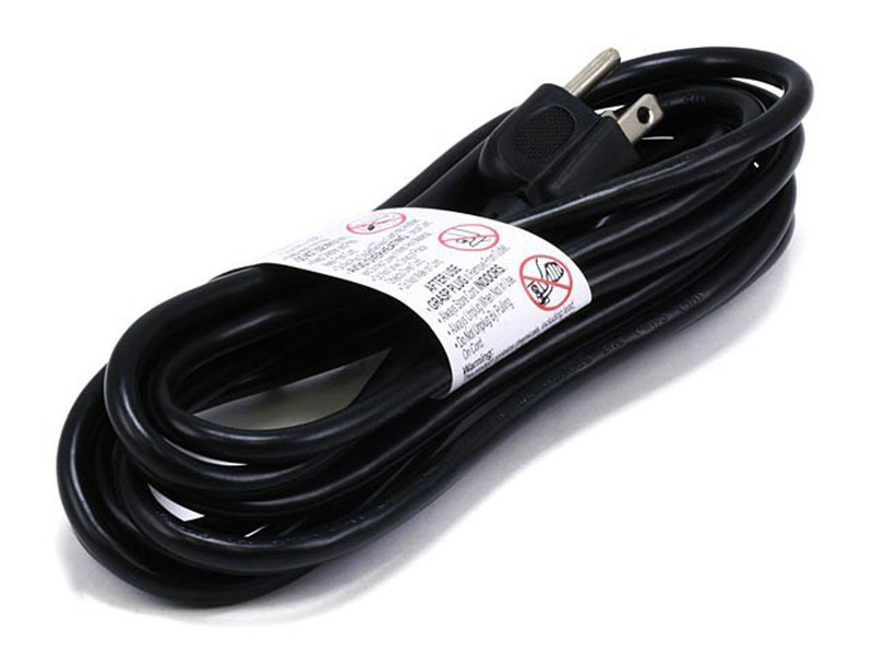 Monoprice 105280 3m NEMA 5-15P C13 coupler Black power cable