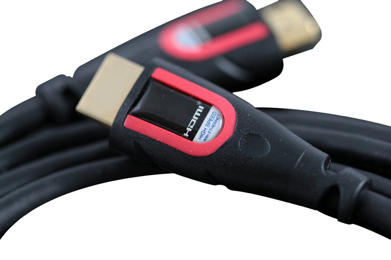 Apollo 471748026082 1.8м HDMI HDMI Черный, Красный HDMI кабель