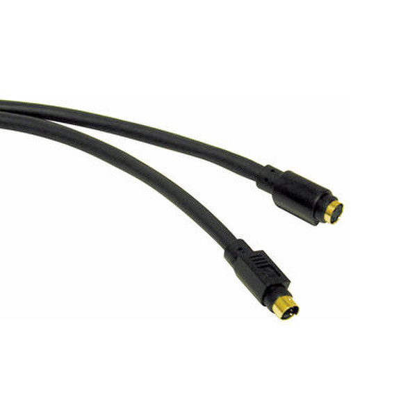 C2G 25ft Value Series S-Video Extension Cable 7.62m S-Video (4-pin) S-Video (4-pin) Black S-video cable