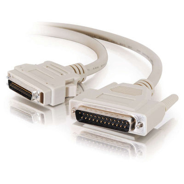 C2G 6ft IEEE-1284 DB25M to MC36M Parallel Printer Cable 1.82m Beige Druckerkabel