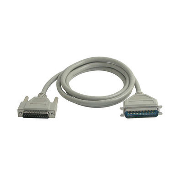 C2G 12ft IEEE-1284 DB25M to C36M Parallel Printer Cable 3.65m White printer cable