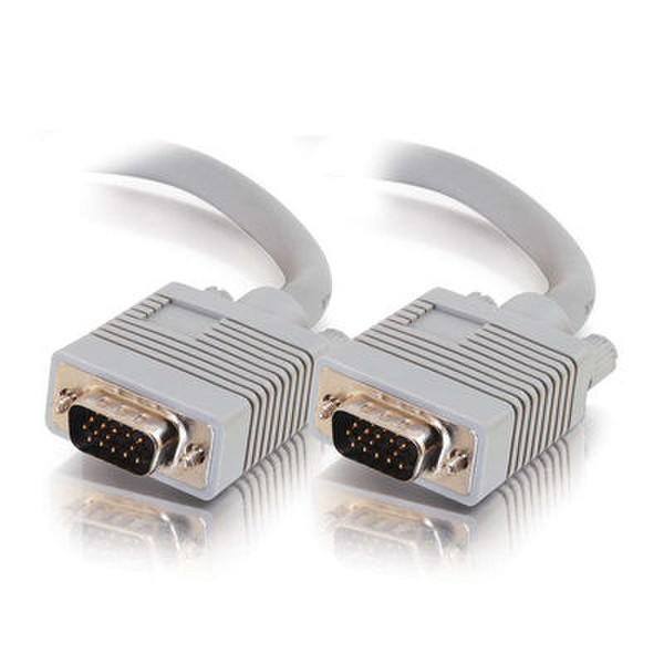 C2G 1ft Premium Shielded HD15 M/M SXGA Monitor Cable 0.3м VGA (D-Sub) VGA (D-Sub) Серый VGA кабель