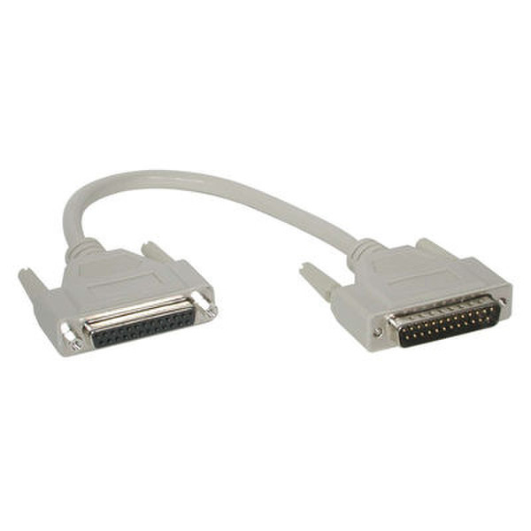 C2G 15ft DB25 M/F Extension Cable DB25M DB25F Grey cable interface/gender adapter