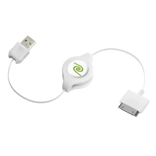 ReTrak ETIPODUSB 1м USB A Apple 30-p Белый кабель USB