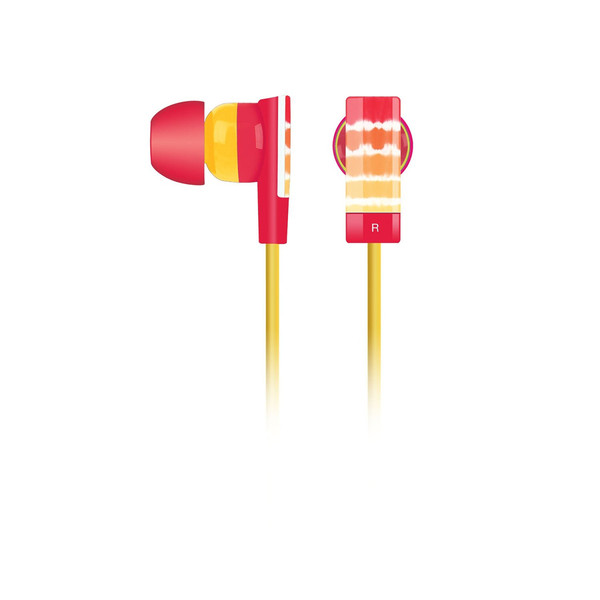 Merkury Innovations MI-EBM155 Intraaural In-ear Red,Yellow headphone