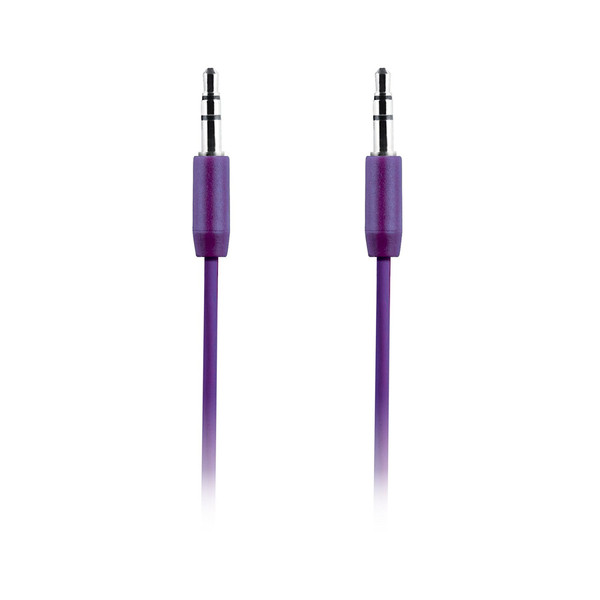 Merkury Innovations MI-CA355-500 3.5mm 3.5mm Violett Audio-Kabel