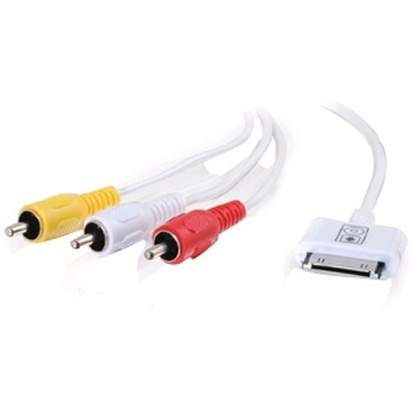 C2G 35509 1.22m White video cable adapter