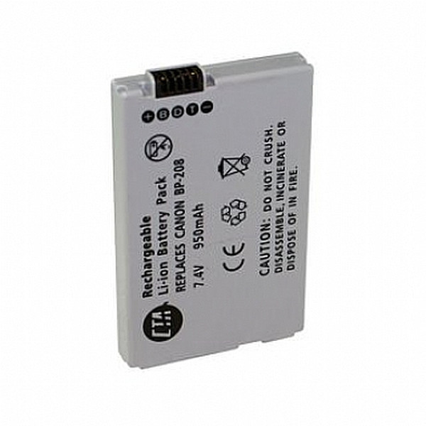 CTA Digital DB-BP208 Lithium-Ion 950mAh 7.4V rechargeable battery