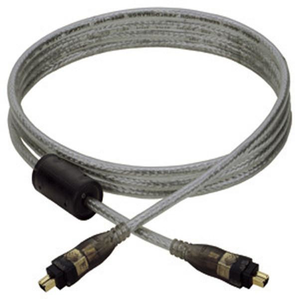 Accell H003C-007H 2m 4-p 4-p Metallic,Transparent firewire cable