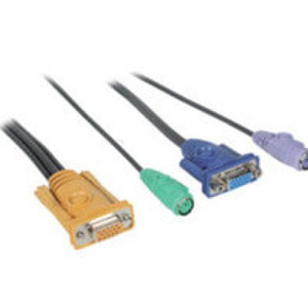 C2G 0.5m Console Replacement Cable 0.5m Grau Tastatur/Video/Maus (KVM)-Kabel